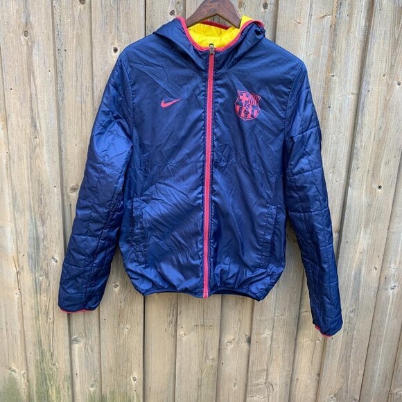 FC Barcelona Nike Reversible Jacket - Picture 1 of 9